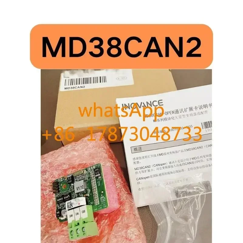 Новая плата расширения связи CAN-OPEN серии MD38CAN2 MD380 на складе для быстрой доставки
Новая плата расширения связи CAN-OPEN серии MD38CAN2 MD380 на складе для быстрой доставки