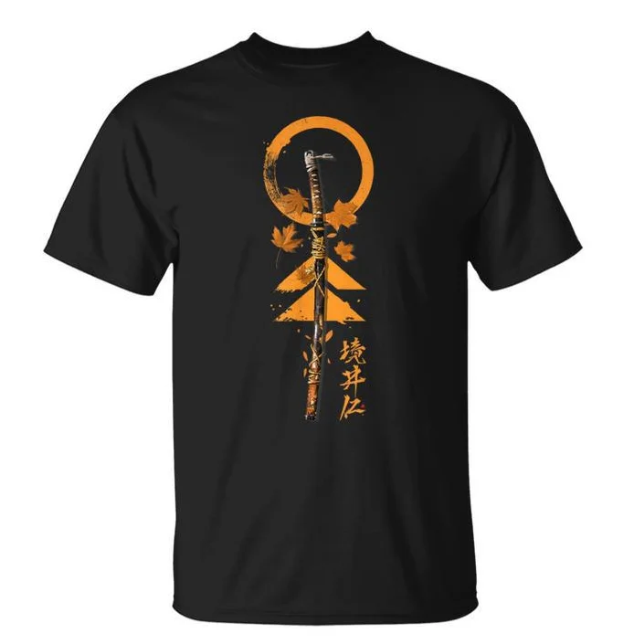 The Swordghost Samurai Summer Pure Cotton Short-sleeved Shirt for Both Men and Women on The Retro Japanese Samurai T-shirt
The Swordghost Samurai Summer Pure Cotton Short-sleeved Shirt for Both Men and Women on The Retro Japanese Samurai T-shirt