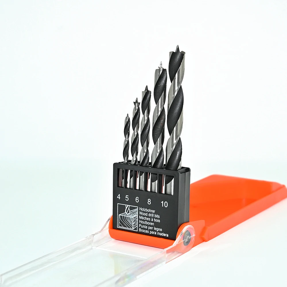 5PCS Brad Point Carbon steel Wood Drill Bit Set
5PCS Brad Point Carbon steel Wood Drill Bit Set