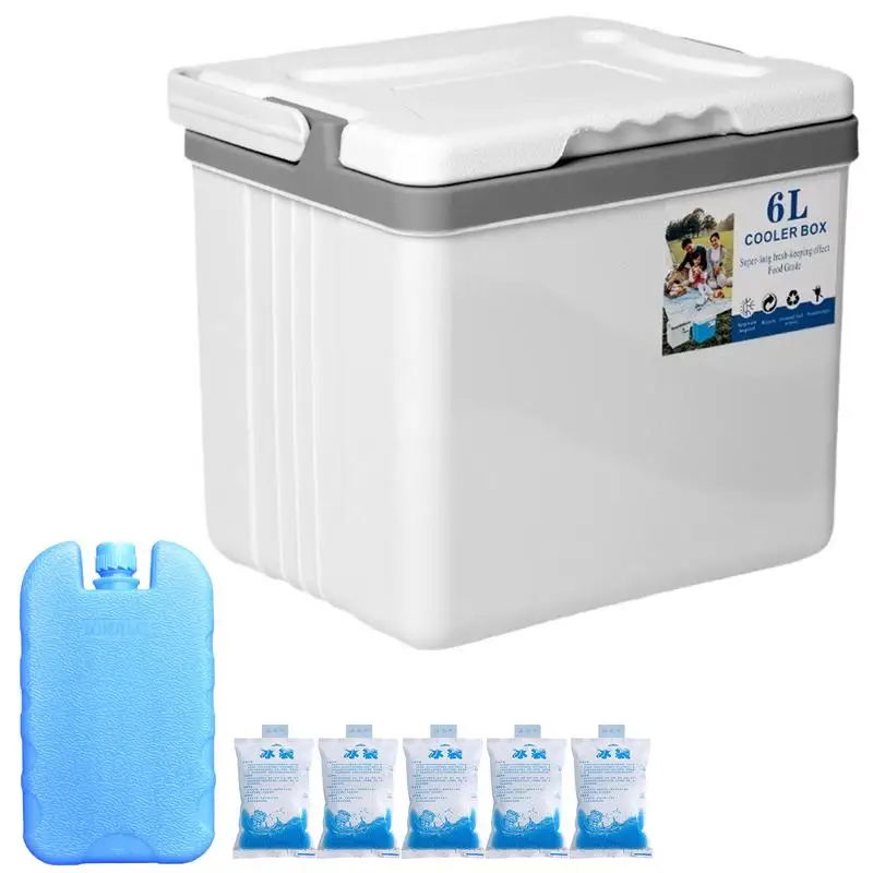 Ice Chest 6L Cooler Chest Insulated Box Freezer For Long Lasting Cooling Portable Lunchbox For Beach Picnic Tailgating Boating
Ice Chest 6L Cooler Chest Insulated Box Freezer For Long Lasting Cooling Portable Lunchbox For Beach Picnic Tailgating Boating
