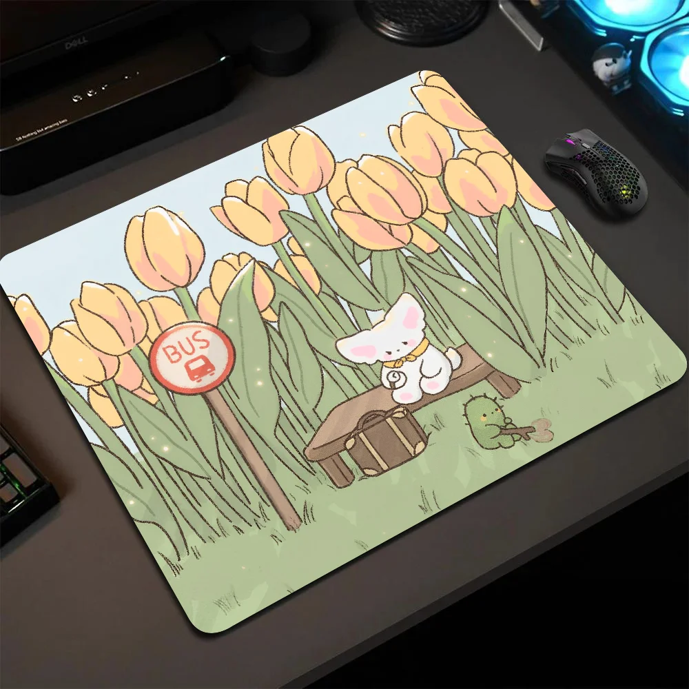 Kawaii Cute Rabbit Mousepad Small LockEdge Mouse Pad For Gamers Computer Desk Pad Rectangular Anti-slip Rubber
Kawaii Cute Rabbit Mousepad Small LockEdge Mouse Pad For Gamers Computer Desk Pad Rectangular Anti-slip Rubber