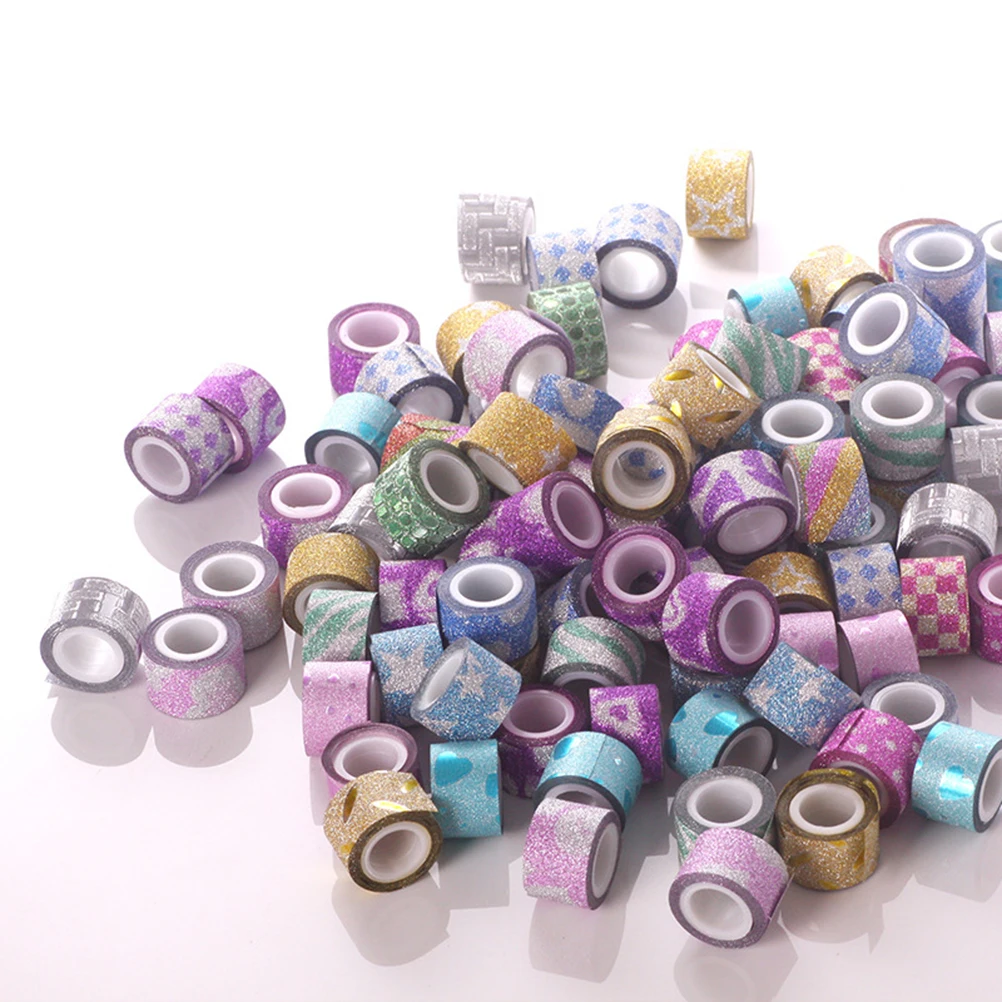 90pcs Mini Glitter Masking Tape Set Paper Adhesive Decorative Storage Can Craft Calendar Scrapbook Diy Stationery Supplies
90pcs Mini Glitter Masking Tape Set Paper Adhesive Decorative Storage Can Craft Calendar Scrapbook Diy Stationery Supplies