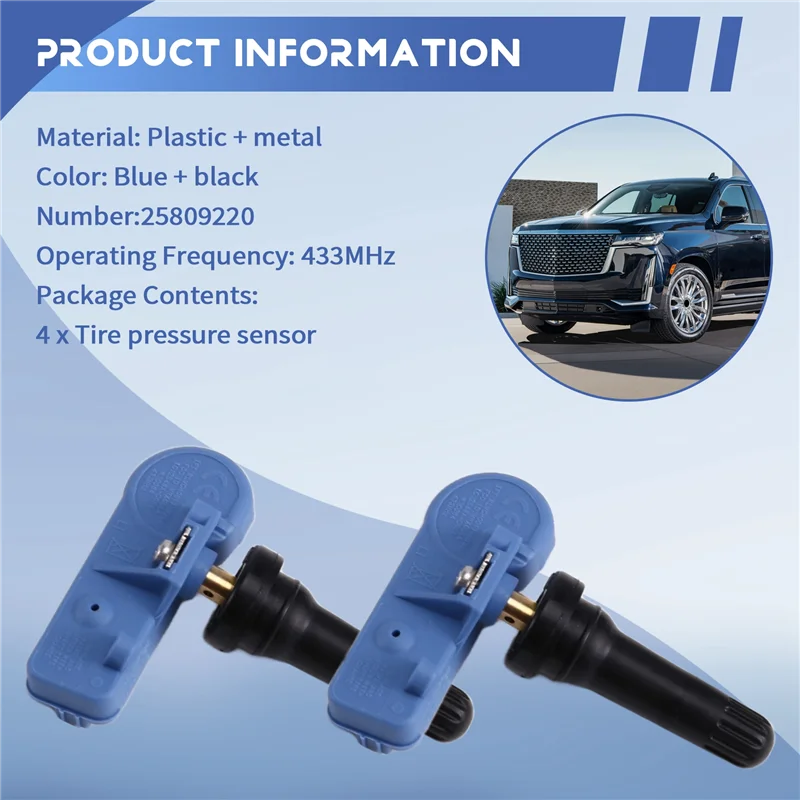 L10A Tire Pressure Sensor For Cadillac 25809220 Tire Pressure Sensor For Cadillac TPMS Sensor
L10A Tire Pressure Sensor For Cadillac 25809220 Tire Pressure Sensor For Cadillac TPMS Sensor