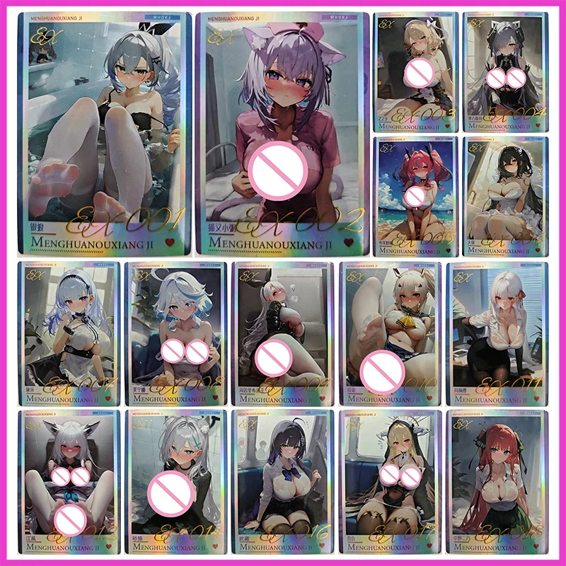 Anime Goddess Story Rare EX Games Collectible Cards Silver Wolf Taiho Furina Nakano Nino Musashi Toys for boys Birthday Present
Anime Goddess Story Rare EX Games Collectible Cards Silver Wolf Taiho Furina Nakano Nino Musashi Toys for boys Birthday Present