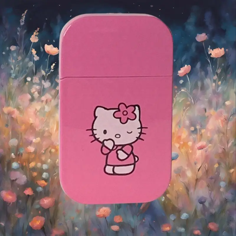 Creative Metal Windproof Cute Hello Kitty Lighter Kawaii Sanrioed Red Flame Lighters Fast Delivery, Gift for Girls, Without Gas
Creative Metal Windproof Cute Hello Kitty Lighter Kawaii Sanrioed Red Flame Lighters Fast Delivery, Gift for Girls, Without Gas