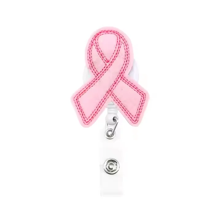 Medical Nurse Series Felt Pink Ribbon Badge Reel Breast Cancer Awareness for October Nursing Accessories
Medical Nurse Series Felt Pink Ribbon Badge Reel Breast Cancer Awareness for October Nursing Accessories