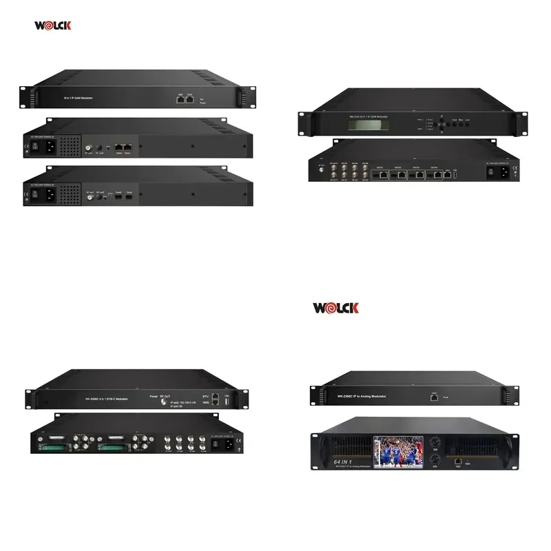 Hot Sale 16 in 1 IP QAM Modulator DVB-C Digital Modulator IP to with Multiplexing Scrambling J.83A/B for CATV Headend
Hot Sale 16 in 1 IP QAM Modulator DVB-C Digital Modulator IP to with Multiplexing Scrambling J.83A/B for CATV Headend