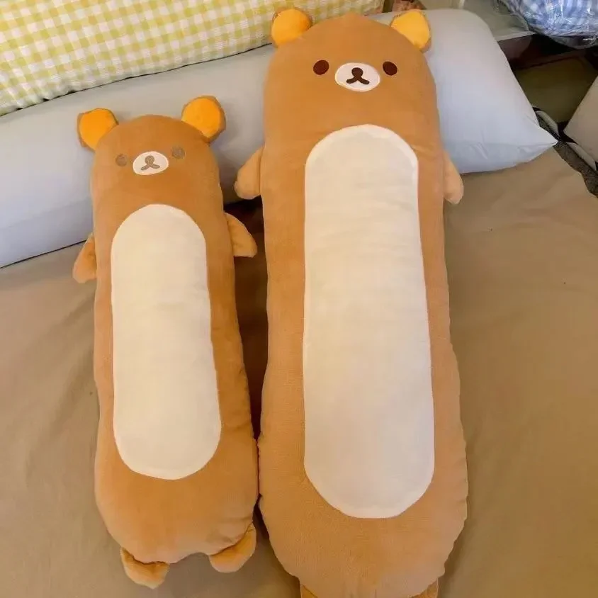 Rilakkuma Long Body Hugging Pillow - Soft Fluffy Cylindrical Brown Bear Bolster Plush Cushion for Bedroom Sofa Decor Gift
Rilakkuma Long Body Hugging Pillow - Soft Fluffy Cylindrical Brown Bear Bolster Plush Cushion for Bedroom Sofa Decor Gift