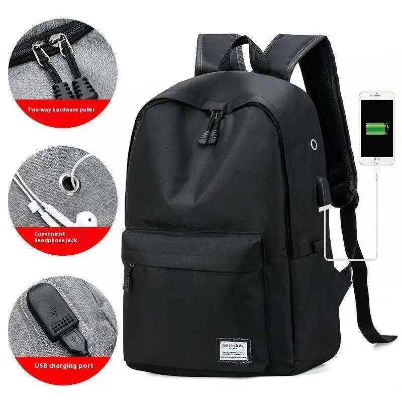 Backpack Casual Canvas Men's Traveling Double Shoulder Bag Large Capacity Middle School Student Computer Bag Simple Design
Backpack Casual Canvas Men's Traveling Double Shoulder Bag Large Capacity Middle School Student Computer Bag Simple Design