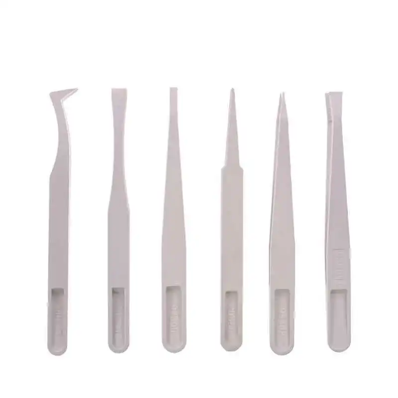 White Plastic Anti-Static WB Transfer Blotting Tweezers Fine Point Flat Head round Tip Flexible Wide Flat Head for Electrophores
White Plastic Anti-Static WB Transfer Blotting Tweezers Fine Point Flat Head round Tip Flexible Wide Flat Head for Electrophores