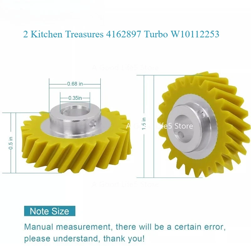 Apply To KA Kitchen Treasure 4162897 Turbine W10112253 Mixer Accessories 5K45SS 5KPM5 2 Gears
Apply To KA Kitchen Treasure 4162897 Turbine W10112253 Mixer Accessories 5K45SS 5KPM5 2 Gears