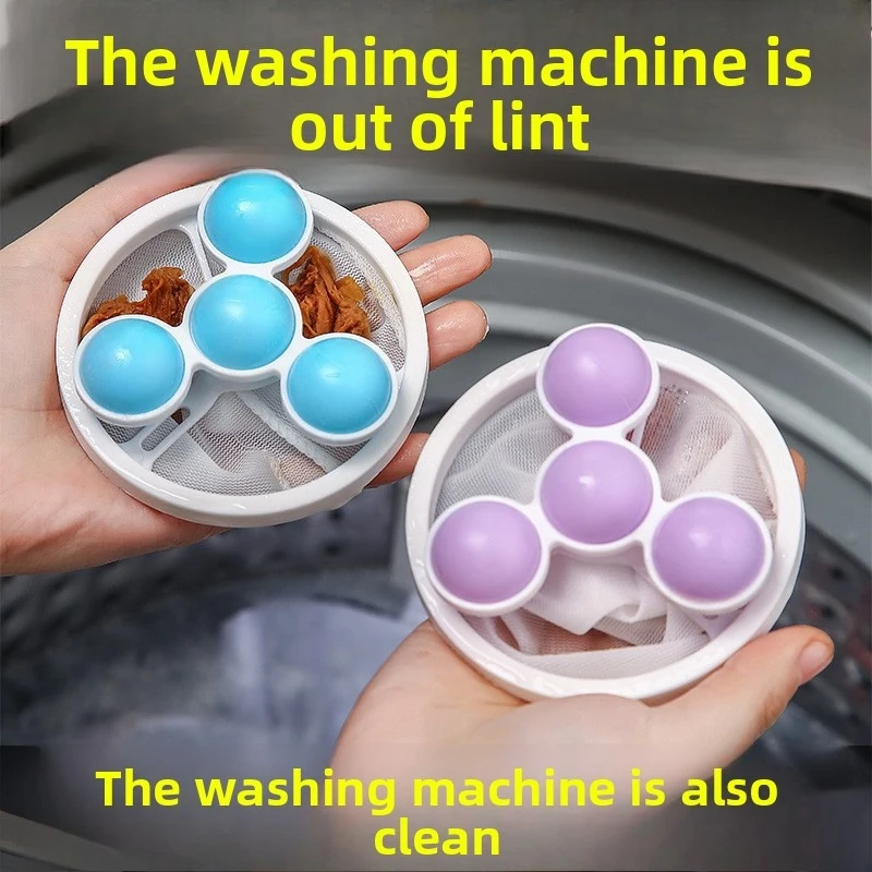 Washing machine floating debris filter bag, lint remover, cleaning and decontamination laundry ball, clothing spinner washing
Washing machine floating debris filter bag, lint remover, cleaning and decontamination laundry ball, clothing spinner washing