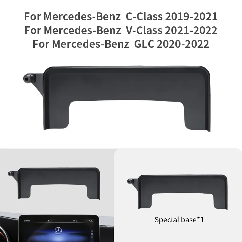 for Mercedes-Benz C/GLC/ V-Class 2019-2022 base per schermo accessori per staffa per telefono cellular
for Mercedes-Benz C/GLC/ V-Class 2019-2022 base per schermo accessori per staffa per telefono cellular