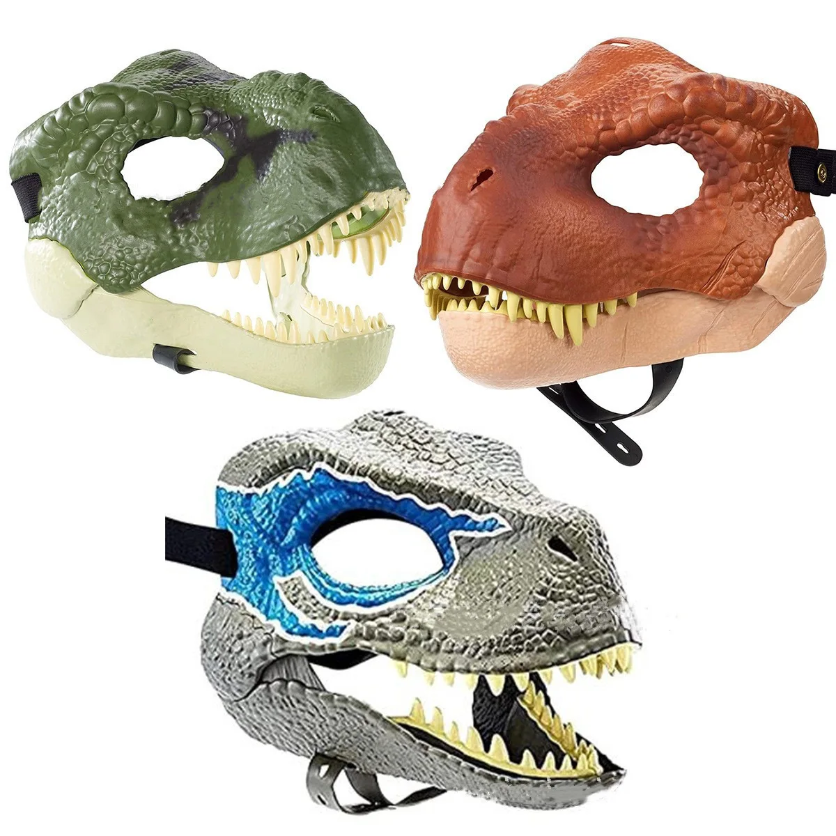 Horror Dinosaur Headgear Dragon Lifelike Dinosaur Mask Halloween Party Masquerade Cosplay Open Mouth Latex Scared Mask Gifts
Horror Dinosaur Headgear Dragon Lifelike Dinosaur Mask Halloween Party Masquerade Cosplay Open Mouth Latex Scared Mask Gifts
