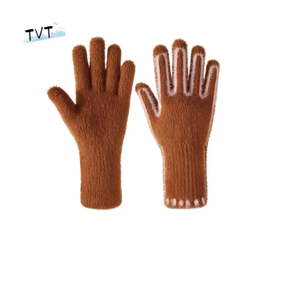 Fashion Cold-proof Winter Gloves Plush Touchscreen Women Warm Gloves Thickened Candy Color Outdoor Cycling Mitten Women
Fashion Cold-proof Winter Gloves Plush Touchscreen Women Warm Gloves Thickened Candy Color Outdoor Cycling Mitten Women