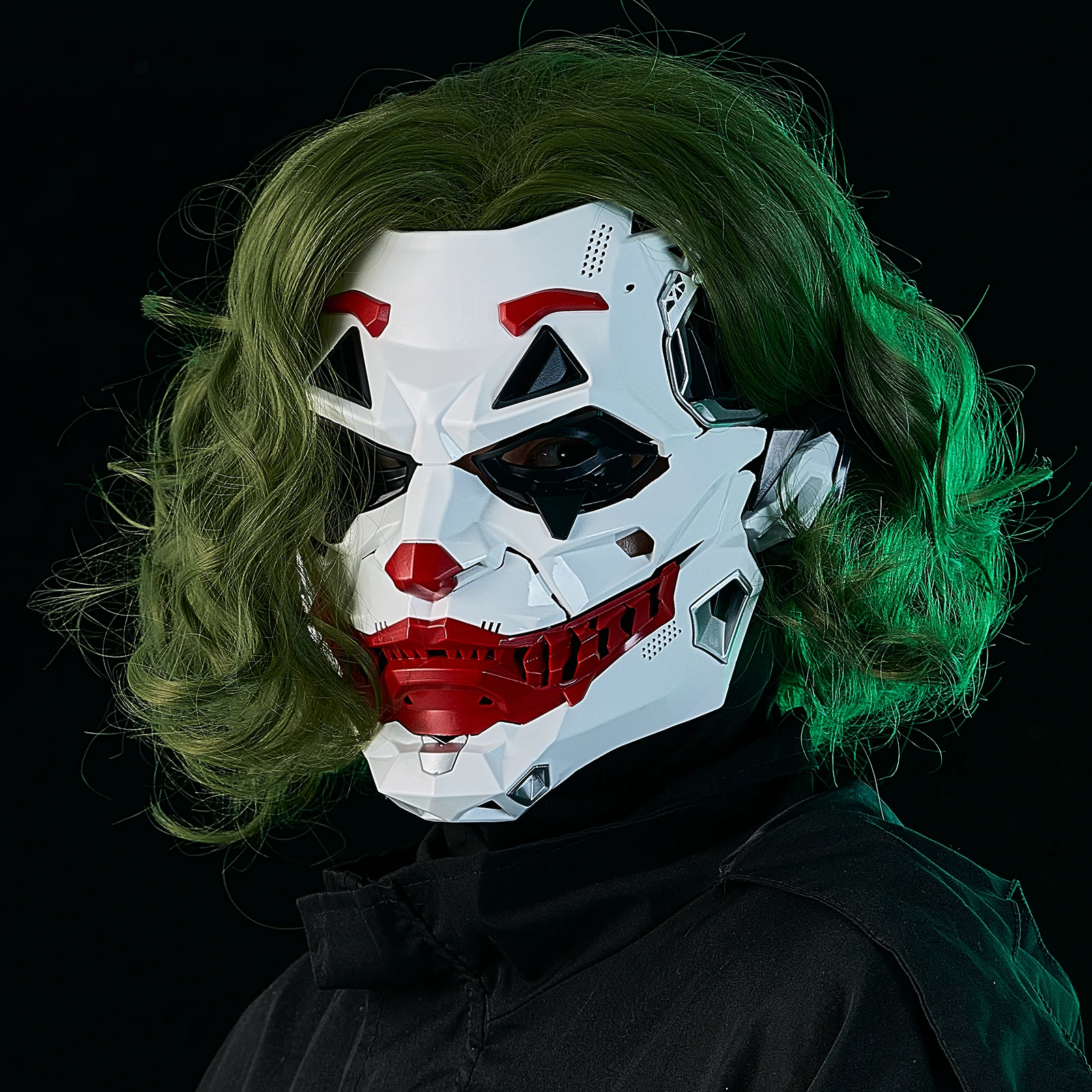 Joker Masks Cyberpunk Masks Clown Braids 2d Cosplay Resin Custom Products Halloween Anime Role-Playing Props and Gifts Toys
Joker Masks Cyberpunk Masks Clown Braids 2d Cosplay Resin Custom Products Halloween Anime Role-Playing Props and Gifts Toys