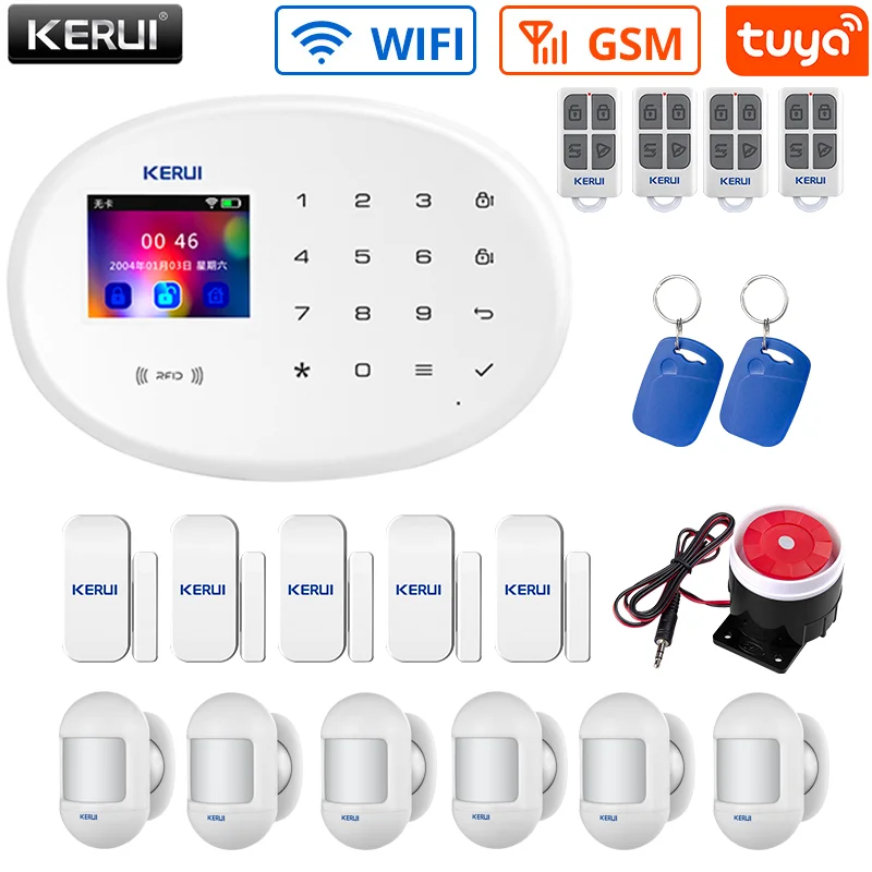 KERUI W204 4G умная домашняя охранная сигнализация, оборудование для защиты, приложение, дистанционное управление, дверной датчик, беспроводной комплект GSM
KERUI W204 4G умная домашняя охранная сигнализация, оборудование для защиты, приложение, дистанционное управление, дверной датчик, беспроводной комплект GSM