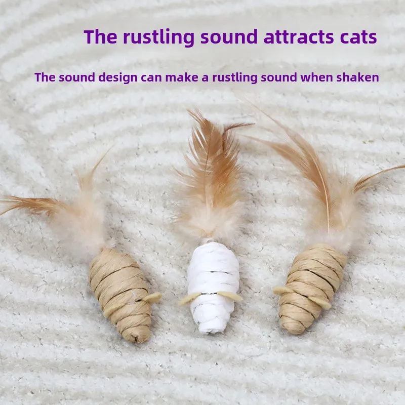 Cat toys mice to relieve boredom biting and scratching feather sound teasing cat artifacts pet supplies pet toys
Cat toys mice to relieve boredom biting and scratching feather sound teasing cat artifacts pet supplies pet toys