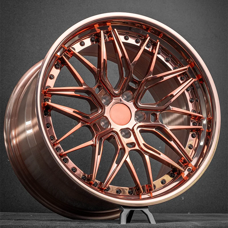 Forged Wheel Two-Piece Structure 18inch 19inch 20inch 21inch 22inch 23inch Polished Rose Gloden Customize Colors for Center Disc
Forged Wheel Two-Piece Structure 18inch 19inch 20inch 21inch 22inch 23inch Polished Rose Gloden Customize Colors for Center Disc