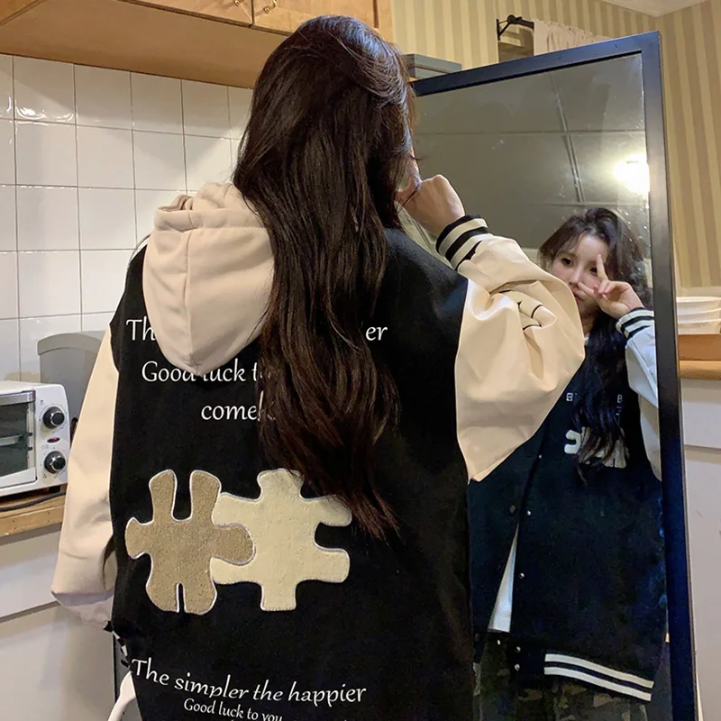Baseball Jackets Varsity Womens Winter Sun-Proof Stretchy Decorated Multi-Pockets Fishbone Studded Chic Elastic Vintage Cozy Y2K
Baseball Jackets Varsity Womens Winter Sun-Proof Stretchy Decorated Multi-Pockets Fishbone Studded Chic Elastic Vintage Cozy Y2K