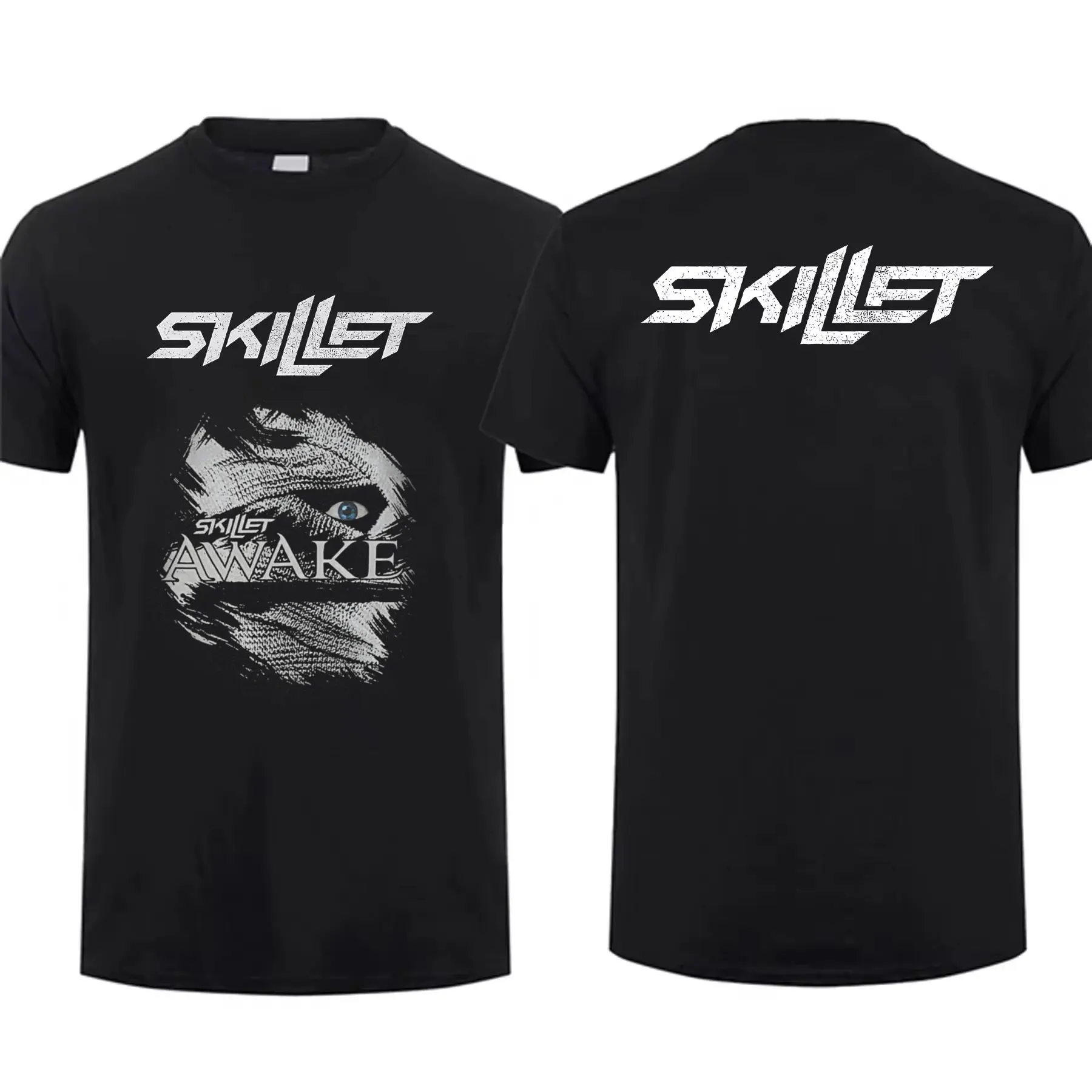 Streetwear Band Skillet Victorious Black T Shirt Cotton Rock Men Short Sleeve Cool Tee Hip Hop Unisex Oversize Punk Harajuku top 
Streetwear Band Skillet Victorious Black T Shirt Cotton Rock Men Short Sleeve Cool Tee Hip Hop Unisex Oversize Punk Harajuku top