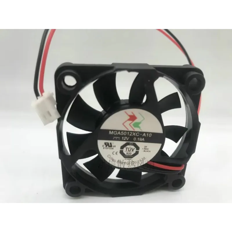 MGA5012XC-A10 DC 12V 0.19A 50x50x10mm 2-Wire 50mm Cooling Fan
MGA5012XC-A10 DC 12V 0.19A 50x50x10mm 2-Wire 50mm Cooling Fan