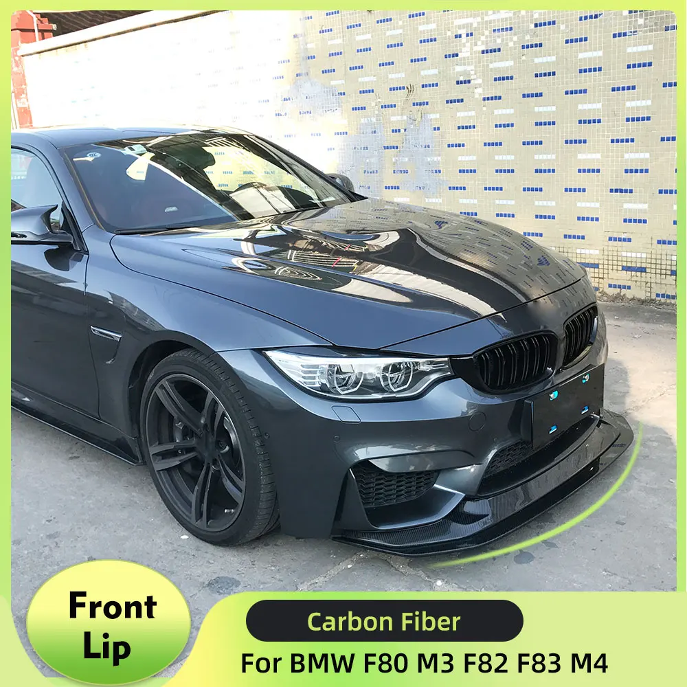 Carbon Fiber Car Front Bumper Lip Spoiler Splitters For BMW F80 M3 F82 F83 M4 2014-2019 Front Lip Apron Chin Protector Guard
Carbon Fiber Car Front Bumper Lip Spoiler Splitters For BMW F80 M3 F82 F83 M4 2014-2019 Front Lip Apron Chin Protector Guard