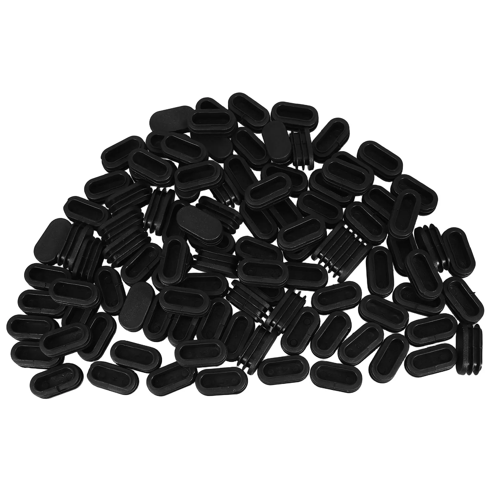 100 Pcs Elliptical Tube Plug Cap Black Plastic 20x40mm Precision Threaded Furniture End Caps Weather Resistant Floor Protection
100 Pcs Elliptical Tube Plug Cap Black Plastic 20x40mm Precision Threaded Furniture End Caps Weather Resistant Floor Protection