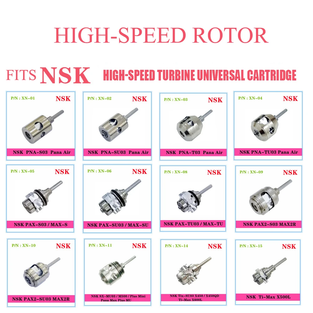 21Type NSK Dental Handpiece Turbine Rotor High Speed Cartridge Air Rotor Accessory Standard Wrench Push Button Torque Bearing
21Type NSK Dental Handpiece Turbine Rotor High Speed Cartridge Air Rotor Accessory Standard Wrench Push Button Torque Bearing