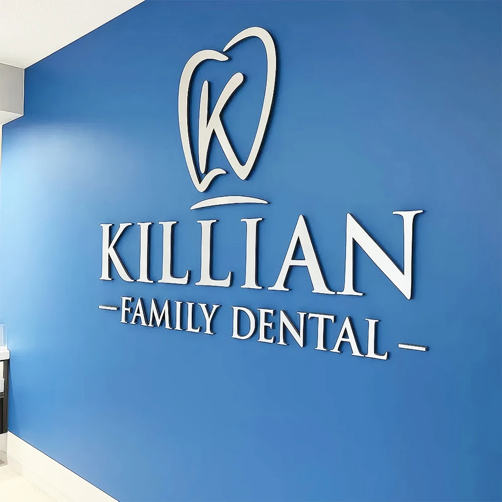 Customized 3D Mirror Acrylic Business Sign Personalized Laser Cut Wall Plate Sign For Beauty Salon Dental Clinic Hair Salon Bar
Customized 3D Mirror Acrylic Business Sign Personalized Laser Cut Wall Plate Sign For Beauty Salon Dental Clinic Hair Salon Bar