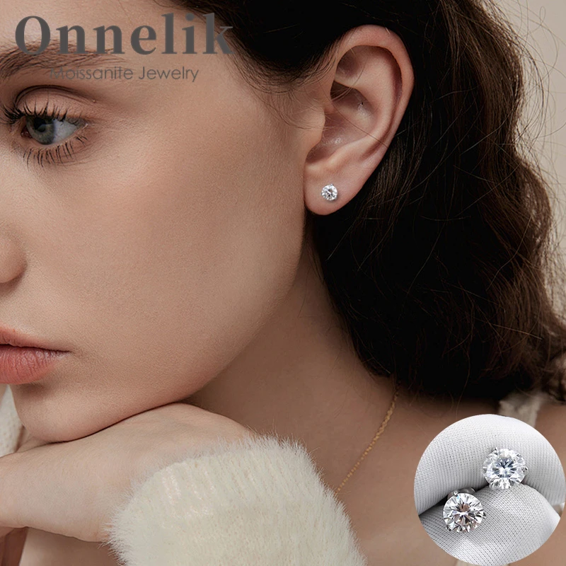 Onnelik 0,3/0,5/0,8/1/2CT Полный муассанит Три когтя Серьги-гвоздики из серебра GRA S925 для женщин, вечерние ювелирные изделия, подарок
Onnelik 0,3/0,5/0,8/1/2CT Полный муассанит Три когтя Серьги-гвоздики из серебра GRA S925 для женщин, вечерние ювелирные изделия, подарок