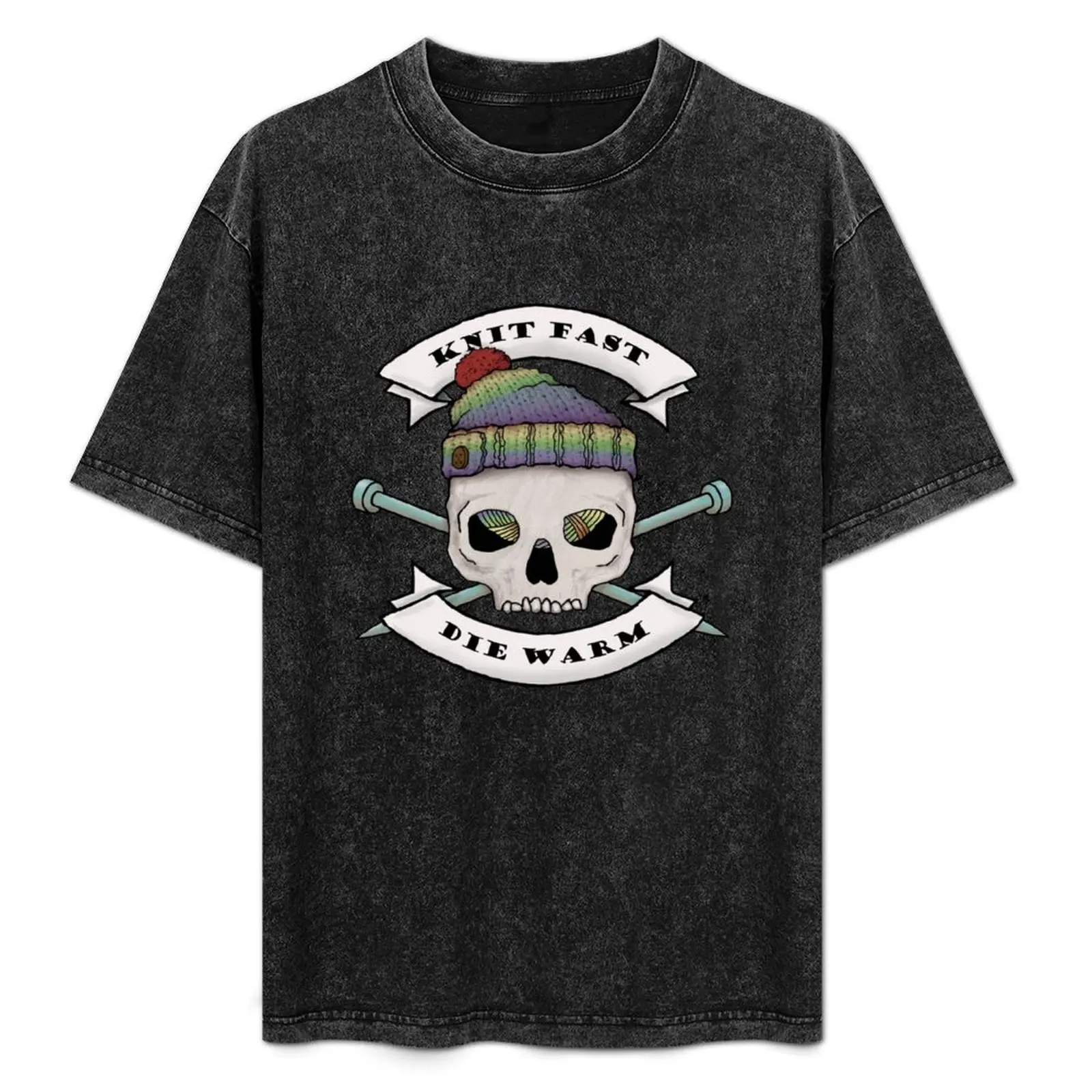 Knit Fast Die Warm T-Shirt Urban Style Print T-Shirt
Knit Fast Die Warm T-Shirt Urban Style Print T-Shirt