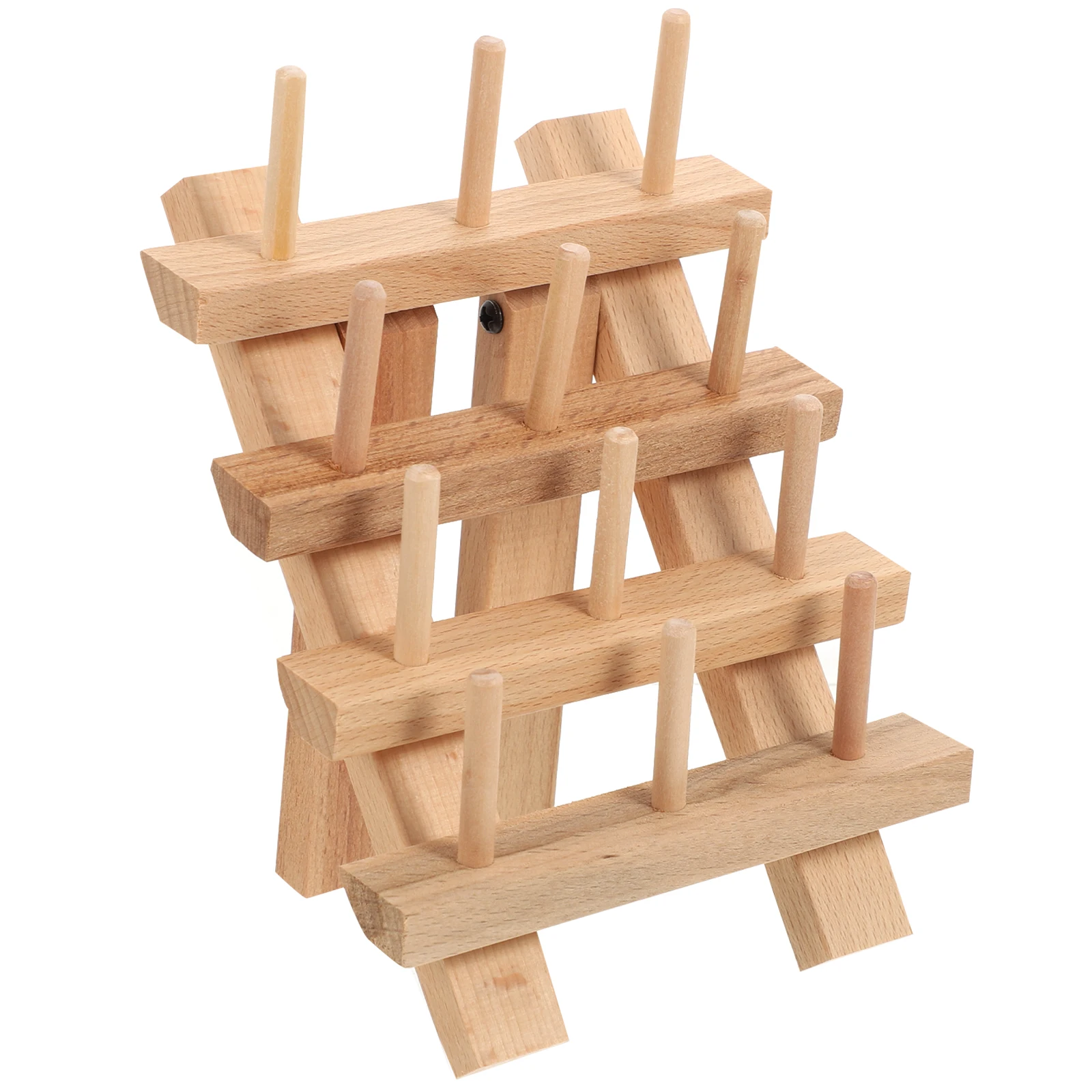 Solid Wood Storage Rack 12 Spools Mini Cones Foldable Beech Thread Holder Wall Mount Wooden Sewing Tool Accessory Durable
Solid Wood Storage Rack 12 Spools Mini Cones Foldable Beech Thread Holder Wall Mount Wooden Sewing Tool Accessory Durable