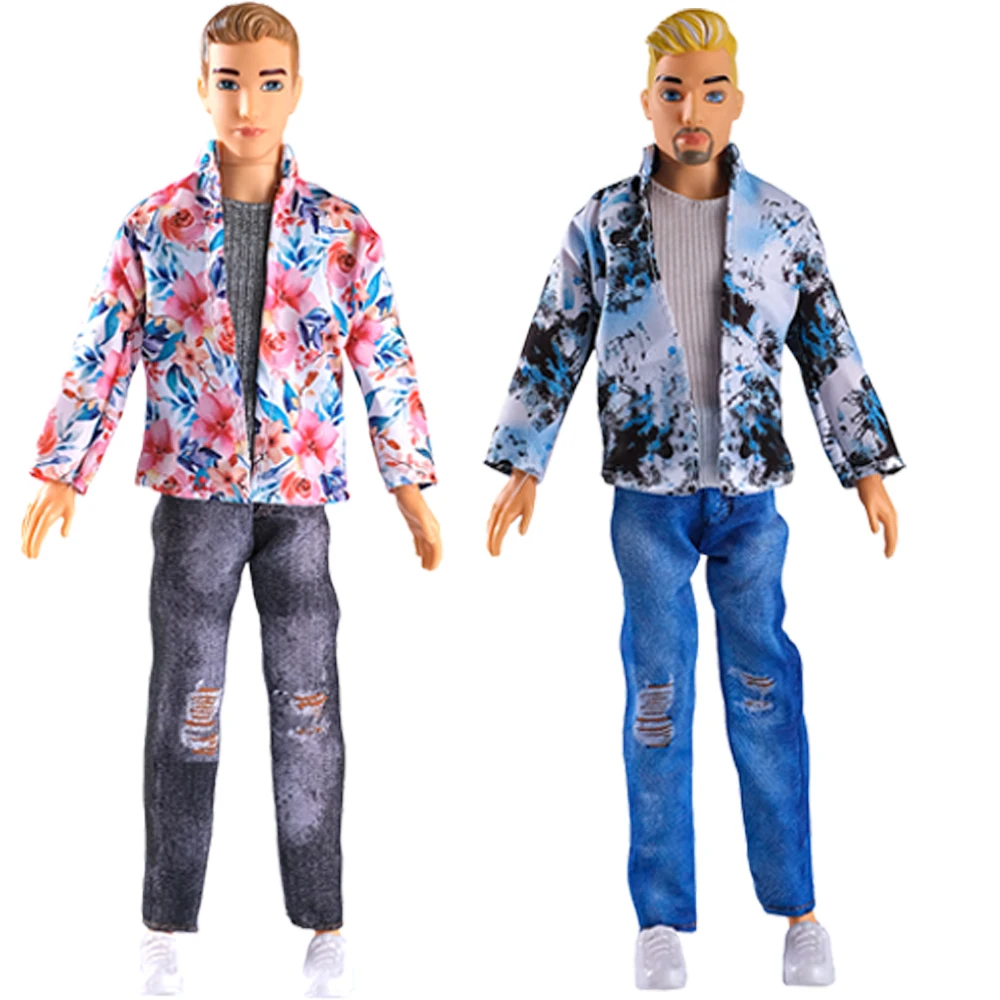2 Set/lots 1/6 Men's Doll Clothes For 1/6 Male Jeans Jacket Tshirt Handmade Clothing DIY Dressing Decors Male Doll Toys
2 Set/lots 1/6 Men's Doll Clothes For 1/6 Male Jeans Jacket Tshirt Handmade Clothing DIY Dressing Decors Male Doll Toys