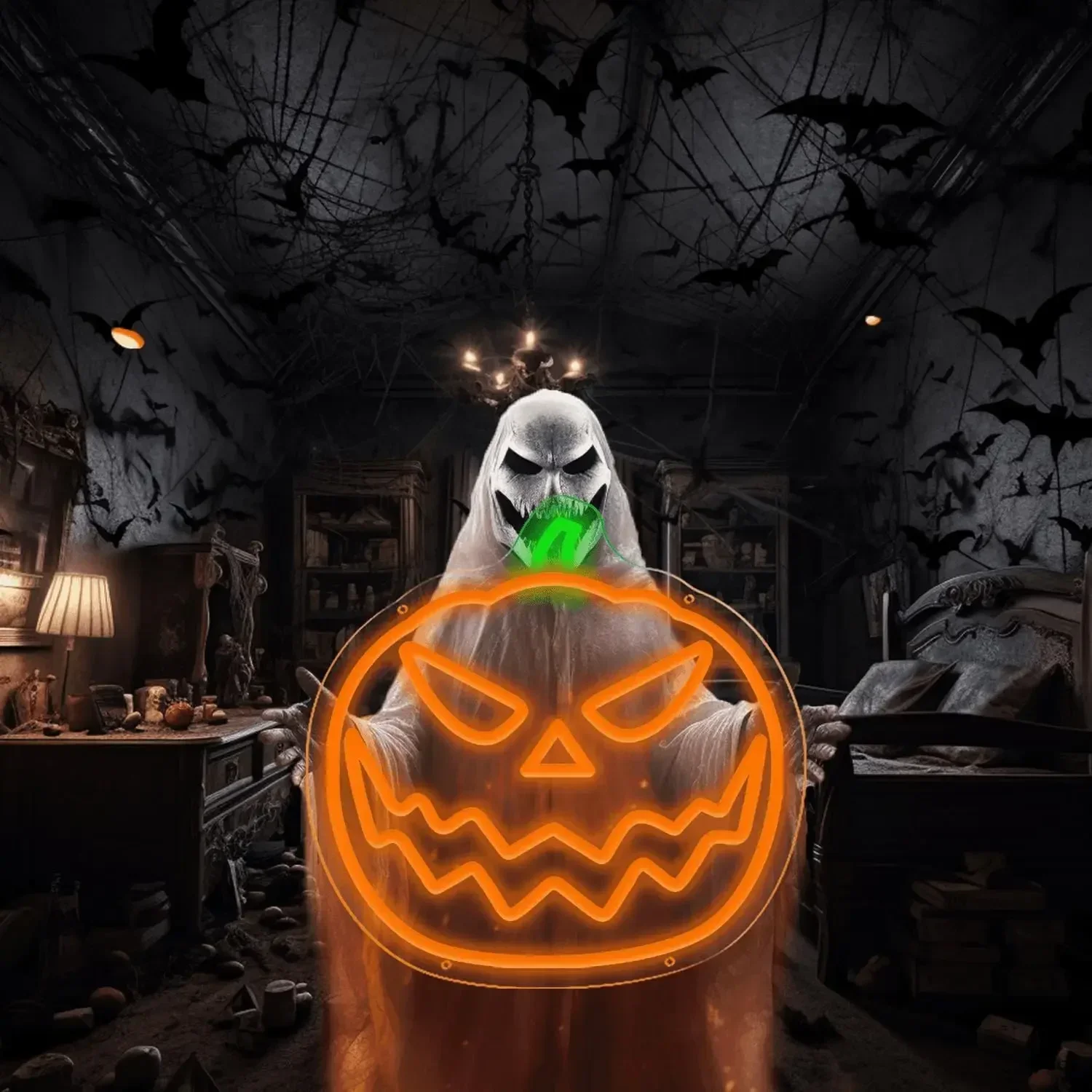 Pumpkin Neon Sign LED Neon For Wall Bedroom Decoration Party Decoration Outdoor House Bar Shop Halloween USB Powered
Pumpkin Neon Sign LED Neon For Wall Bedroom Decoration Party Decoration Outdoor House Bar Shop Halloween USB Powered