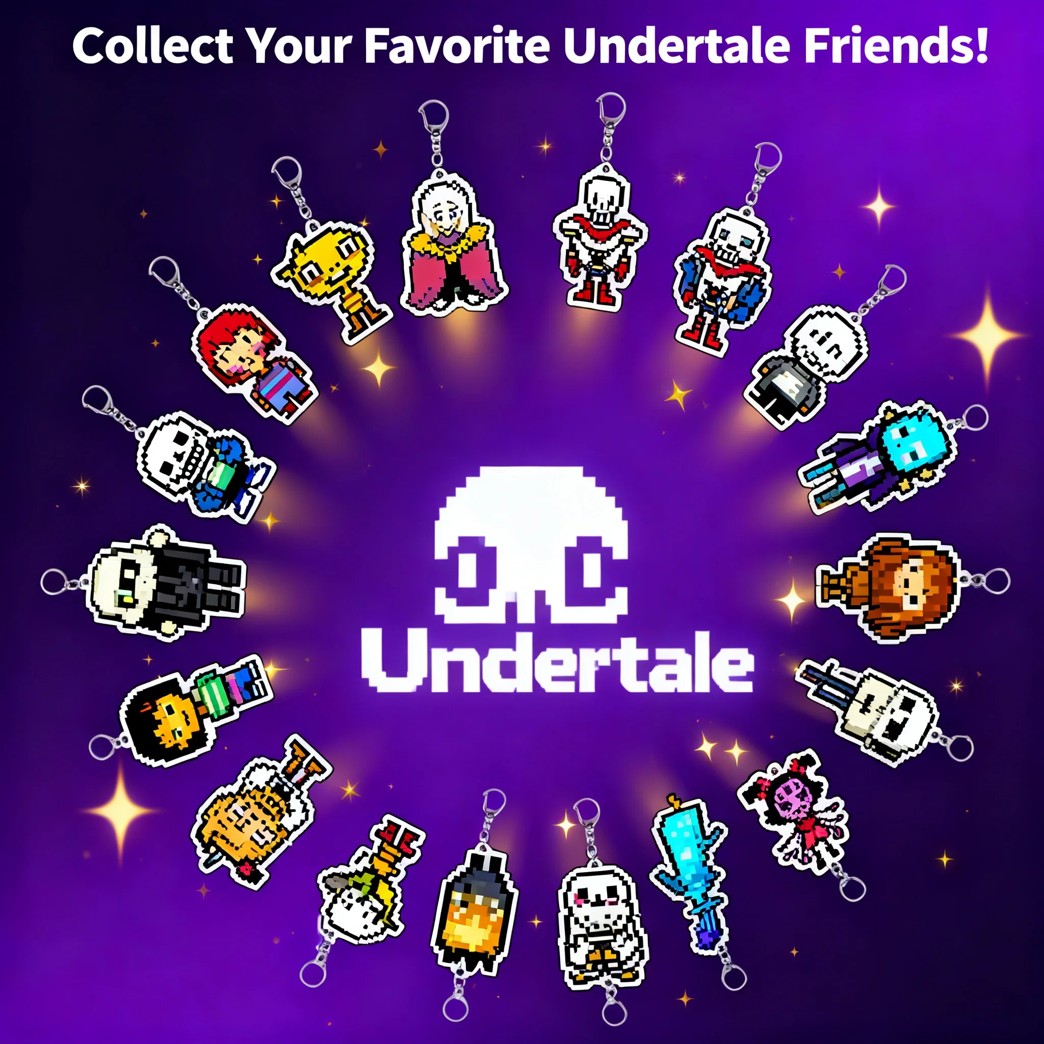Undertale Anime Double Sided Keychain Backpack Pendant Charm Accessory Layered Design In Stock Ready To Ship Wholesale
Undertale Anime Double Sided Keychain Backpack Pendant Charm Accessory Layered Design In Stock Ready To Ship Wholesale