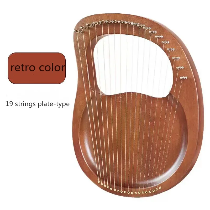 Hooqu Hot Sell High Quality Mahogany Lyre 19 Strings Harp Portable Lyre String Musical Instrument For Beginners And Students
Hooqu Hot Sell High Quality Mahogany Lyre 19 Strings Harp Portable Lyre String Musical Instrument For Beginners And Students