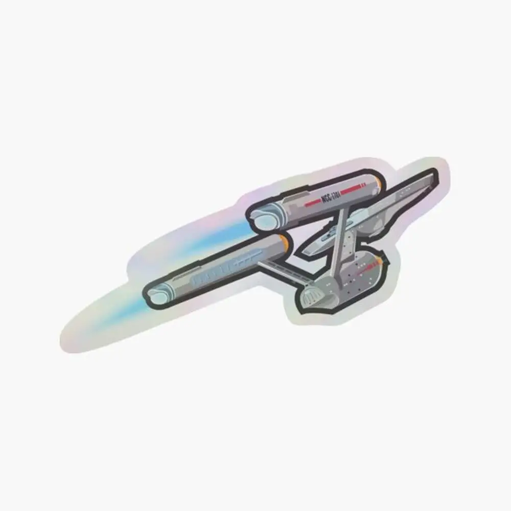 Enterprise Classic Holographic Sticker for Laptop Decor Bedroom Car Cute Cartoon Art Fashionable Public Suitcase
Enterprise Classic Holographic Sticker for Laptop Decor Bedroom Car Cute Cartoon Art Fashionable Public Suitcase