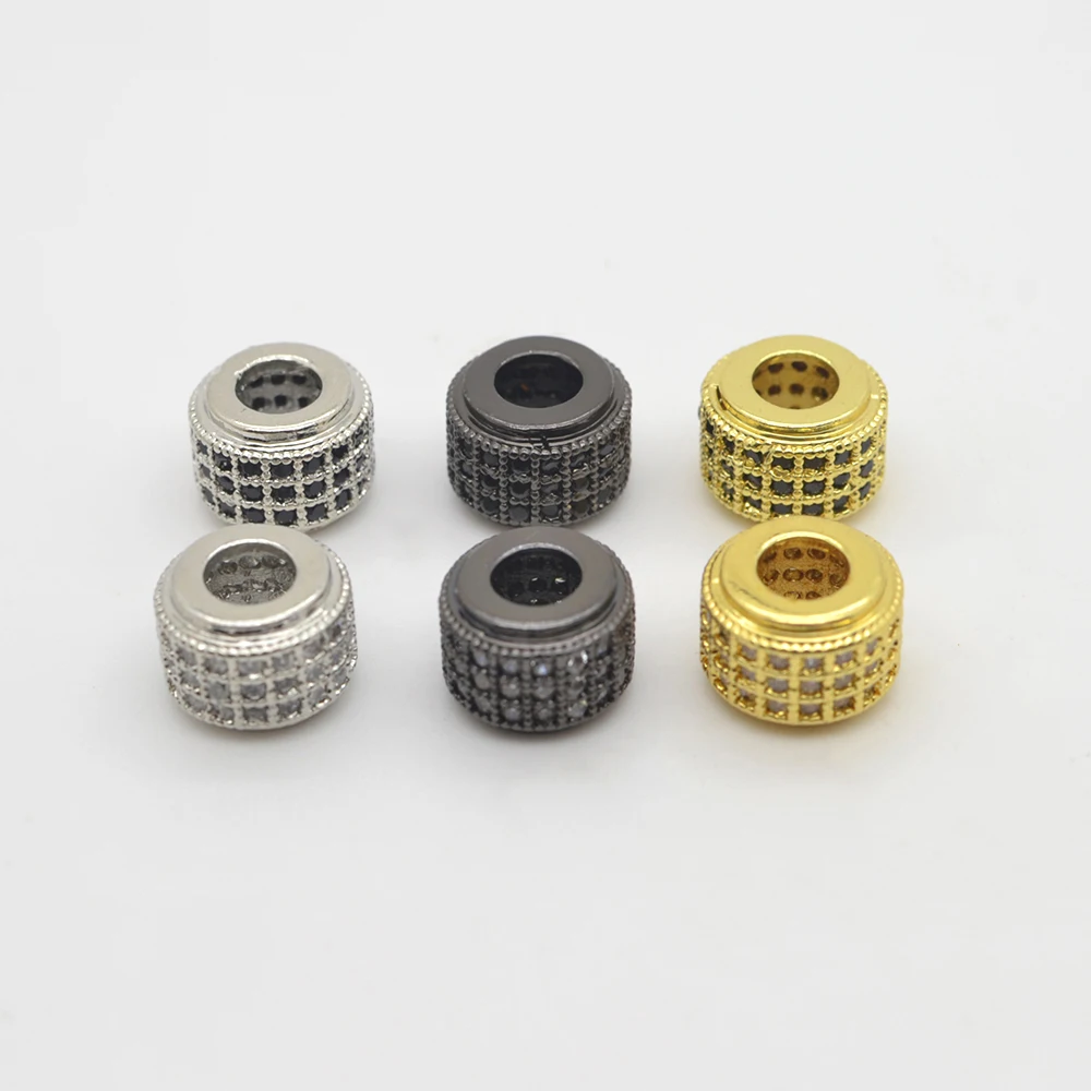 2Pcs Wheel Beads Brass Zircon DIY Craft Jewelry Making Supplie Cylindrical Spacer Beaded Bracelet Necklace Accessories Wholesale
2Pcs Wheel Beads Brass Zircon DIY Craft Jewelry Making Supplie Cylindrical Spacer Beaded Bracelet Necklace Accessories Wholesale