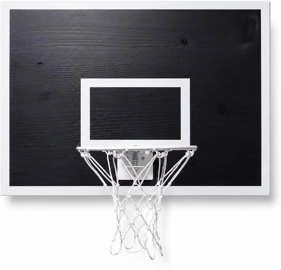Mini Basketball Hoop Set Solid Wood Wall Mount with 9' Hoop and 5 Mini Basketballs
Mini Basketball Hoop Set Solid Wood Wall Mount with 9' Hoop and 5 Mini Basketballs