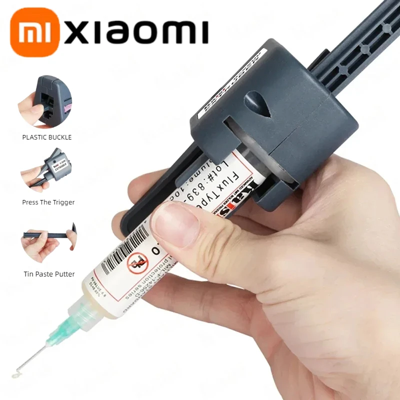 XIAOMI K-2208 Ручной экструдер для паяльной пасты, усилитель экструдера, сварочный усилитель зеленого масла, стержень для клея, инструмент для разряда масла
XIAOMI K-2208 Ручной экструдер для паяльной пасты, усилитель экструдера, сварочный усилитель зеленого масла, стержень для клея, инструмент для разряда масла