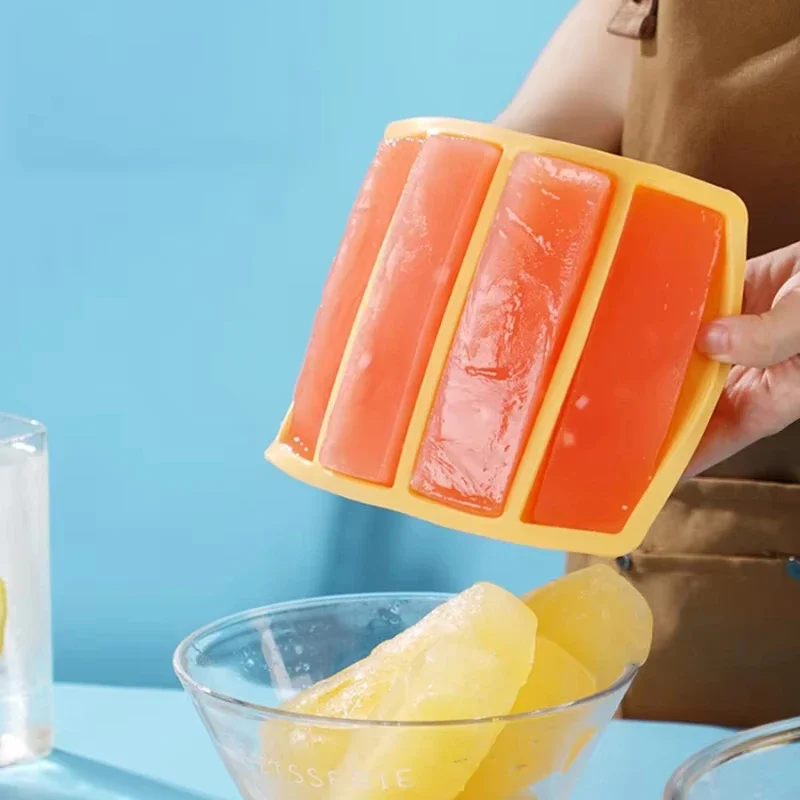 Strip-shap Ice Cube Trays Giant Silicone Ice Cubes Square Tray Mold Non-toxic Durable Wine Ice Cube Easy-Release Ice Cube Molds
Strip-shap Ice Cube Trays Giant Silicone Ice Cubes Square Tray Mold Non-toxic Durable Wine Ice Cube Easy-Release Ice Cube Molds