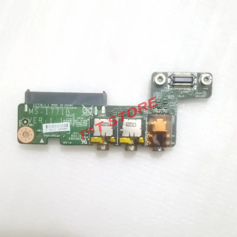 Оригинальный для ноутбука MSI GS70 GS72, аудио HDD, плата жесткого диска MS-1771B, бесплатная доставка
Оригинальный для ноутбука MSI GS70 GS72, аудио HDD, плата жесткого диска MS-1771B, бесплатная доставка