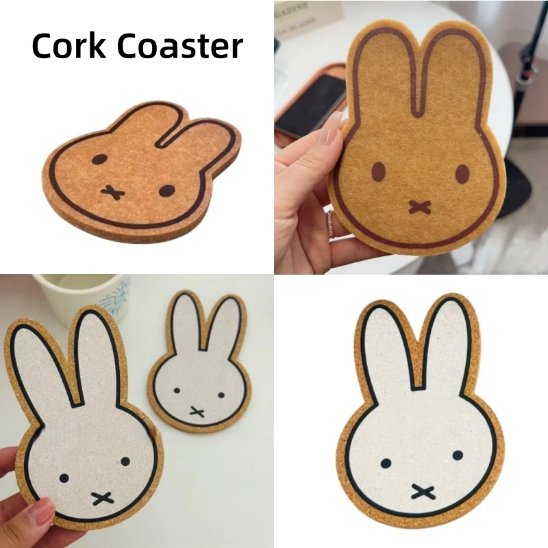 Hot Miffy Rabbit Cork Coaster Set Japanese Style Heat Resistant Tea Cup Mat Non-slip Desktop Decor INS Photo Props Table Gift
Hot Miffy Rabbit Cork Coaster Set Japanese Style Heat Resistant Tea Cup Mat Non-slip Desktop Decor INS Photo Props Table Gift