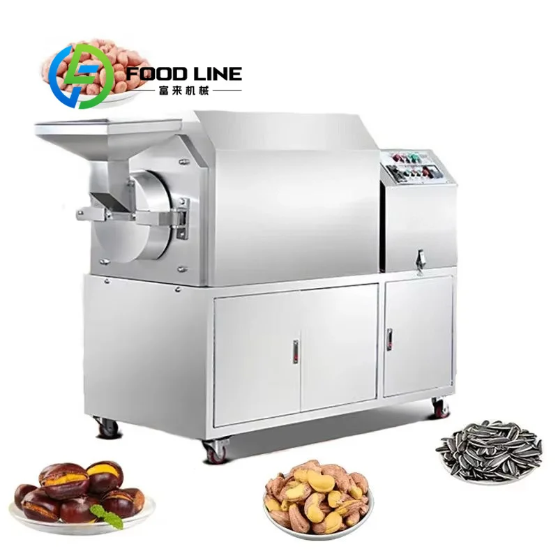 Commercial Electric Nut Roasting Machine - Rotary Drum Roaster for Peanuts, Chestnuts & Cashews Stainless Steel
Commercial Electric Nut Roasting Machine - Rotary Drum Roaster for Peanuts, Chestnuts & Cashews Stainless Steel