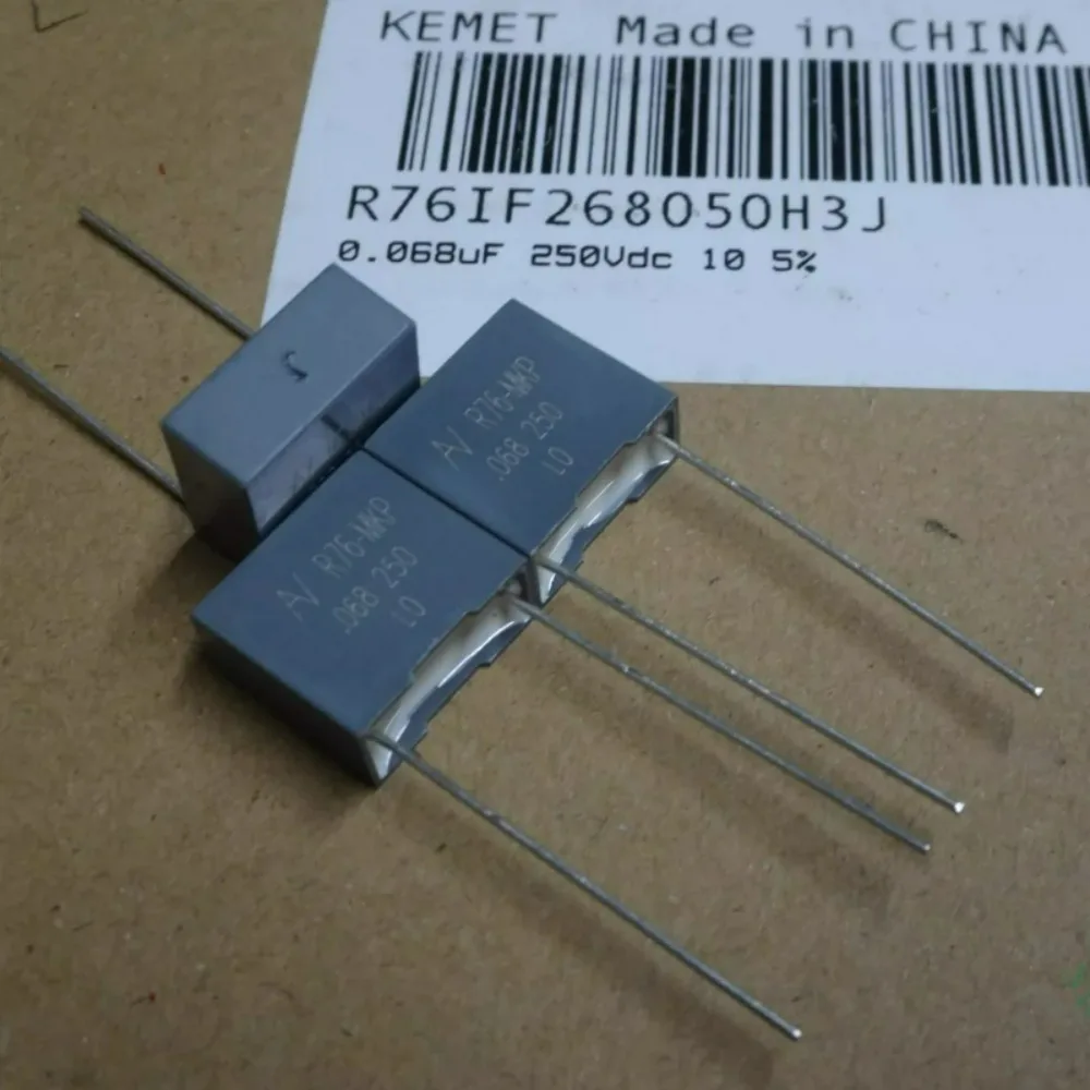 10pcs/lot AV R76 MKP 0.068uf 250V 68nf 683 Brand New 10mm Film Capacitor R76IF268050H3J
10pcs/lot AV R76 MKP 0.068uf 250V 68nf 683 Brand New 10mm Film Capacitor R76IF268050H3J