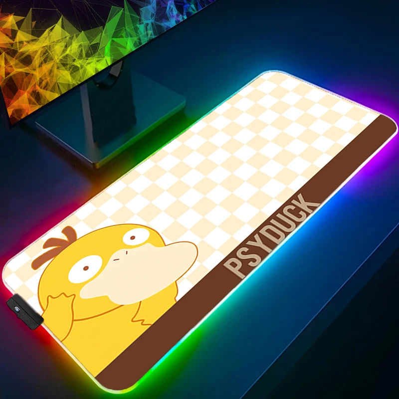 LED Mouse Pad 90x40cm PC RGB Desk Mat Gamer Office Backlight Carpet Keyboard Table Gaming Accessories P-Pokemon Psyduck Mousepad
LED Mouse Pad 90x40cm PC RGB Desk Mat Gamer Office Backlight Carpet Keyboard Table Gaming Accessories P-Pokemon Psyduck Mousepad