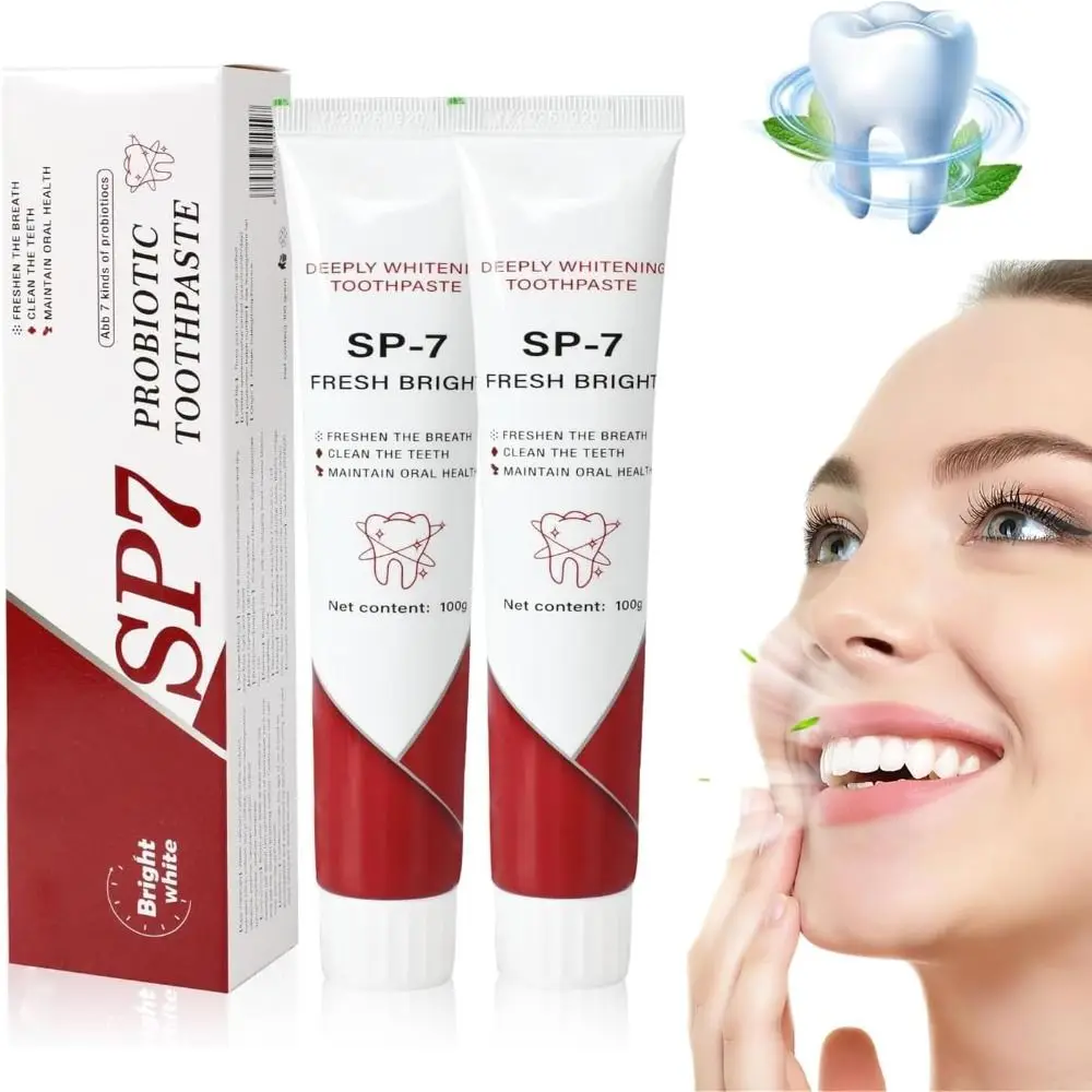 Probiotic Sp-7 Probiotic Toothpaste Whitening SP 7 Ultra Probiotic Fresh Sp-7 Probiotic Whitening Toothpaste Strong Cleaning
Probiotic Sp-7 Probiotic Toothpaste Whitening SP 7 Ultra Probiotic Fresh Sp-7 Probiotic Whitening Toothpaste Strong Cleaning