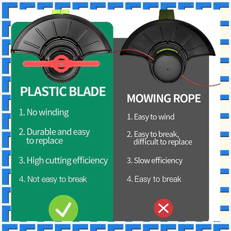 ABNG String Trimmer Head Blades Replace , 48 PC Plastic Cutter Blades Replacement For Cordless Grass Trimmer
ABNG String Trimmer Head Blades Replace , 48 PC Plastic Cutter Blades Replacement For Cordless Grass Trimmer