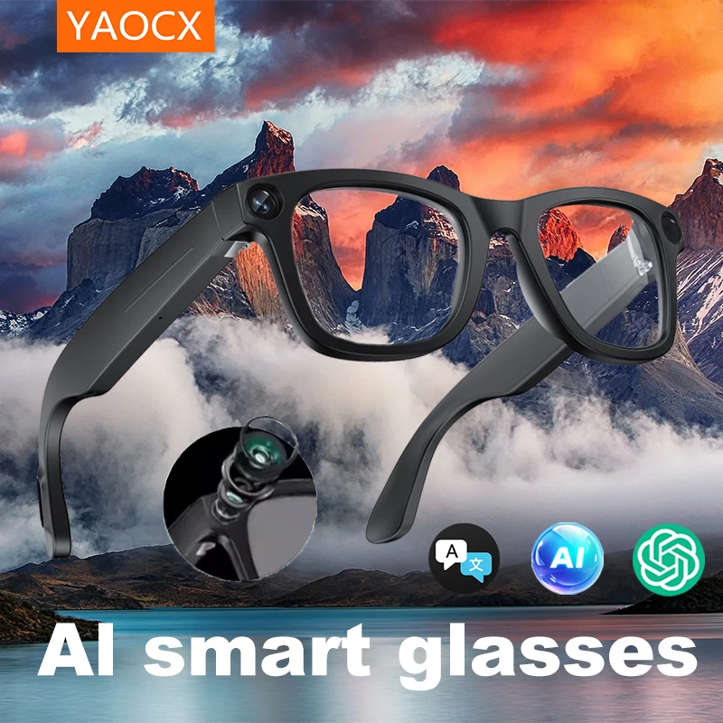 YAOCX Anti Shake Shooting Smart Glasses 800W HD Camera 1080P HD Video Recording Wi-Fi Transmission Translation Smart Glasses
YAOCX Anti Shake Shooting Smart Glasses 800W HD Camera 1080P HD Video Recording Wi-Fi Transmission Translation Smart Glasses